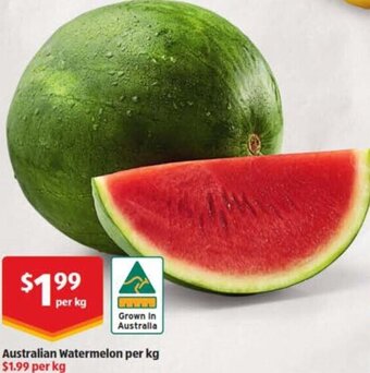 ALDI Australian Watermelon per kg offer