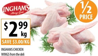 Supabarn Inghams Chicken Wings From The Deli offer