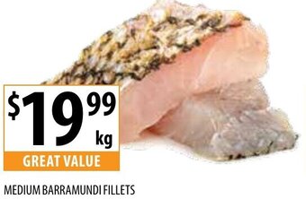 Supabarn Medium Barramundi Fillets offer