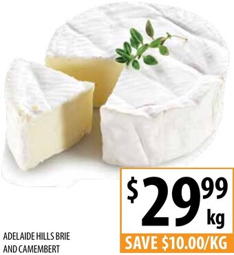 Supabarn Adelaide Hills Brie and Camembert offer