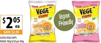 Ajitas Vege Chips 100 g