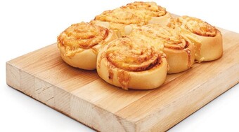 Woolworths Mini Mighty Cheese, Garlic or Pizza Scroll Varieties Pk 6* offer