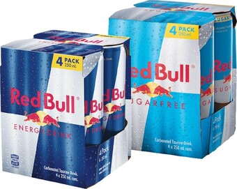 Woolworths Red Bull Energy Drink 4 x 250ml offer