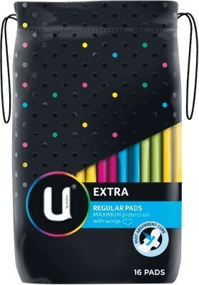 Woolworths U by Kotex Maxi Pads Pk 8-16 offer