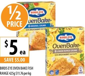 Supabarn Birds Eye Oven Bake Fish 425g offer