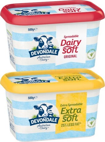 Coles Devondale Blend Tub 500g offer
