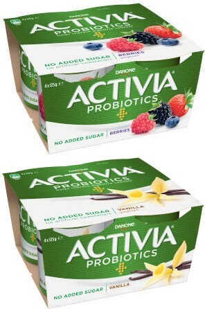 Coles Activia Probiotics Yoghurt 4x125g offer