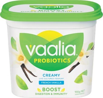 Coles Vaalia Probiotics Yoghurt 900g offer