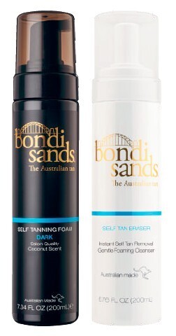Coles Bondi Sands Self Tanning Foam Dark or Self Tan Eraser 200mL offer