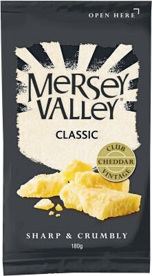 Coles Mersey Valley Cheddar Cheese 180g offer
