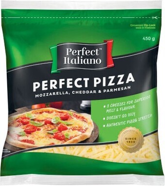 Coles Perfect Italiano Grated Cheese 450g offer