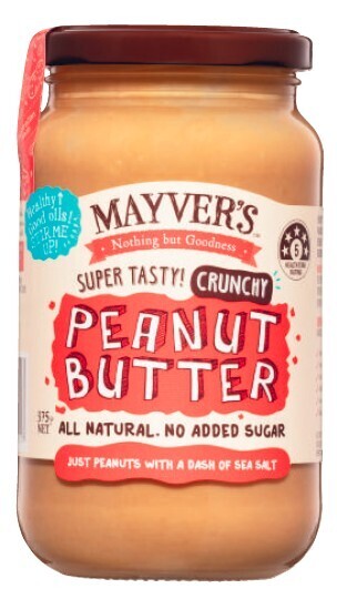 Coles Mayver’s Crunchy Peanut Butter 375g offer