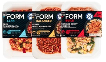 Coles Coles Frozen Perform Meal 330g-340g offer
