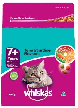 Coles Whiskas Dry Cat Food 800g offer