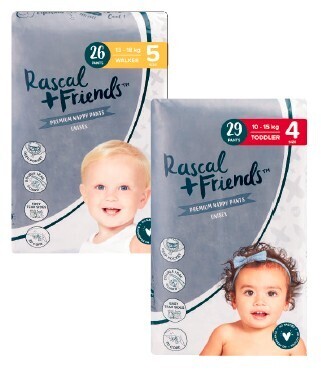 Coles Rascal + Friends Bulk Nappy Pants 24 Pack-29 Pack offer