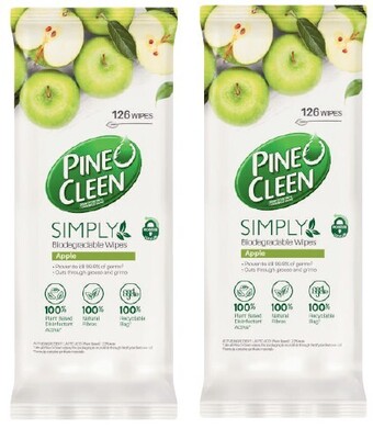 Pine O Cleen Simply Wipes 126 Pack