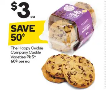 Woolworths The Happy Cookies Company Cookies Varietes Pk 5 offer