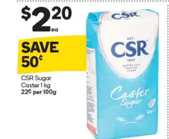 Woolworths Csr Sugar Caster 1 kg offer