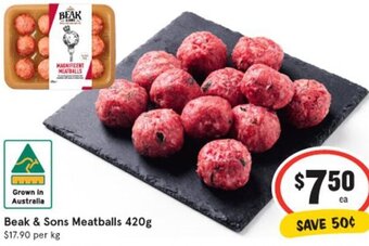 Beak & Sons Meatballs 420g