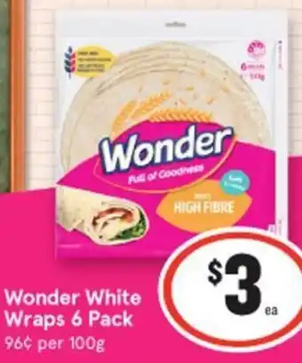 IGA Wonder White Wraps 6 Pack offer
