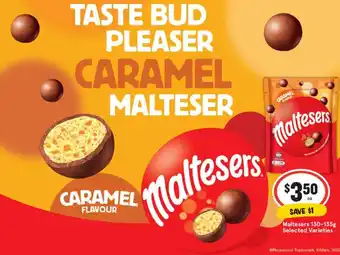 IGA Maltesers 130-135g Selected Varieties offer