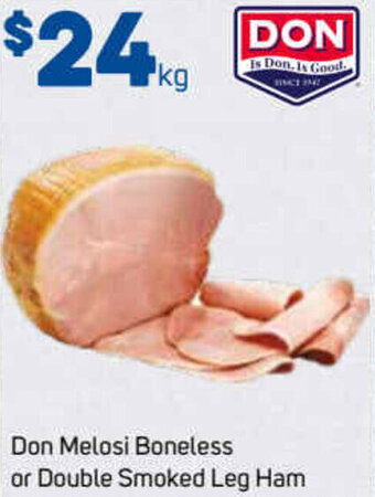 Foodland Don Melosi Boneless or Double Smoked Leg Ham offer