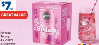 Foodland Remedy Sodaly 4 x 250ml offer