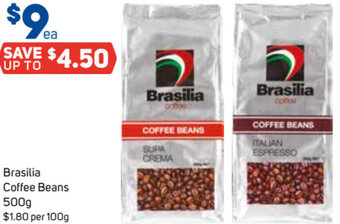Foodland Brasilia Coffee Beans 500g offer