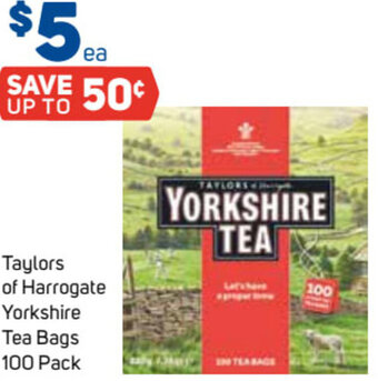 Taylors Of Harrogate Yorkshire Tea Bags 100 Pack