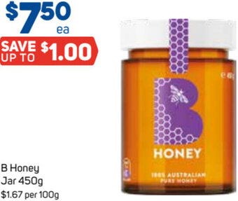 Foodland B Honey Jar 450g offer