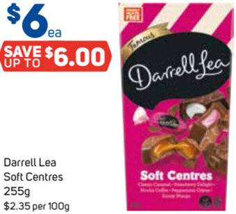 Foodland Darrell Lea Soft Centres 255g offer