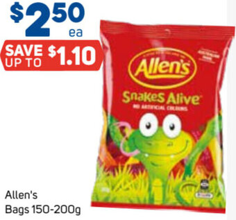 Foodland Allen's Bags 150-200g offer