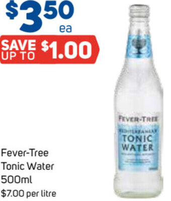Foodland Fever-Tree Tonic Water 500ml offer
