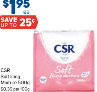 Foodland CSR Soft Icing Mixture 500g offer