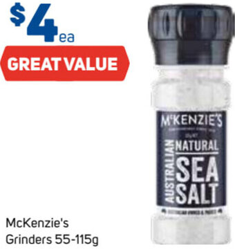 Foodland McKenzie's Grinders 55-115g offer