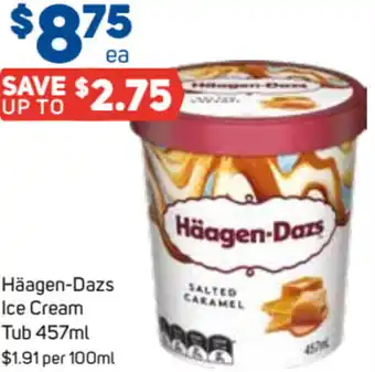 Häagen-Dazs Ice Cream Tub 457ml