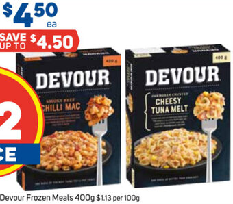 Devour Frozen Meals 400g
