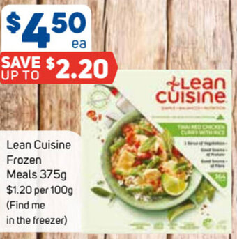 Foodland Lean Cuisine Frozen Meals 375g offer