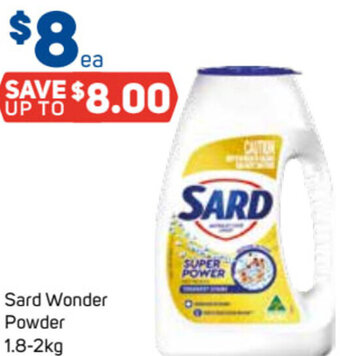 Foodland Sard Wonder Powder 1.8-2kg offer