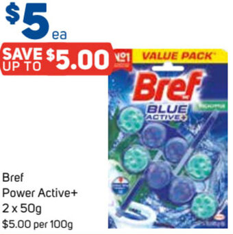 Foodland Bref Power Active+ 2 x 50g offer