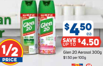 Foodland Glen 20 Aerosol 300g offer