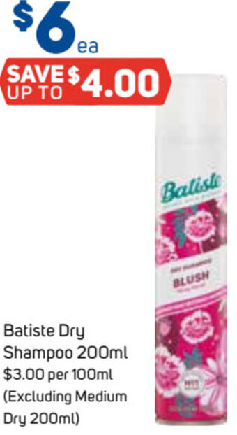 Foodland Batiste Dry Shampoo 200ml offer