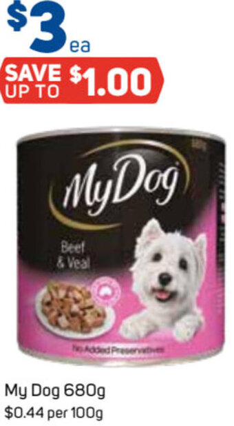 Foodland My Dog 680g offer