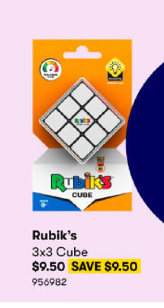 BIG W Rubik's 3x3 Cube offer