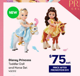 Disney Princess Toddler Doll and Horse Set
