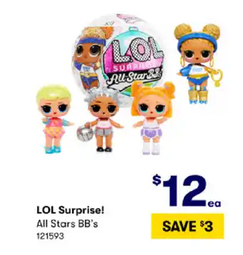 BIG W LOL Surprise All Stars BB's offer