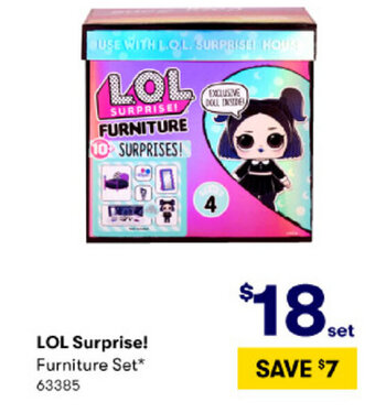 BIG W LOL Surprise! Furniture Set offer