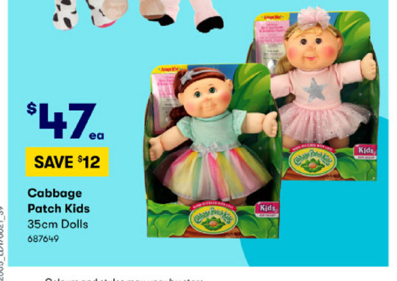 BIG W Cabbage Patch Kids 35cm Dolls offer