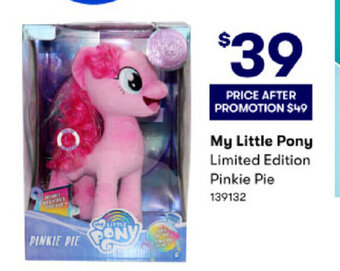 BIG W My Little Pony Limited Edition Pinkie Pie offer