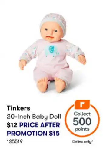 Tinkers 20-inch Baby Doll